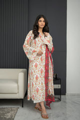 (Unstitched) 3 Piece - Pure Printed Cambric Suit FF2129