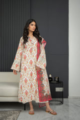 (Unstitched) 3 Piece - Pure Printed Cambric Suit FF2129