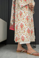 (Unstitched) 3 Piece - Pure Printed Cambric Suit FF2129