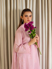 3 Piece - Embroidered Swiss Voile Suit S109846