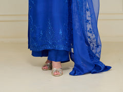 3 Piece - Pure Raw Silk Suit S110096