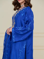 3 Piece - Pure Raw Silk Suit S110096