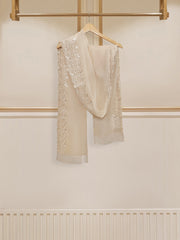 3 Piece - Pure Organza Embroidered Suit S110177