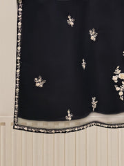 3 Piece - Pure Organza Embroidered Suit S110164