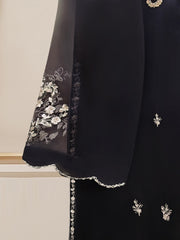 3 Piece - Pure Organza Embroidered Suit S110164