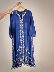 3 Piece- Pure Silk Net Embroidered Suit S110294