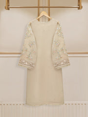 2 Piece - Pure Organza Embroidered Suit S110426