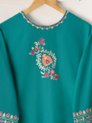 2 Piece - Embroidered Khaddar Suit S110754