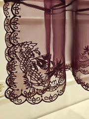 3 Piece - Pure Cotton Net Embroidered Suit S111793