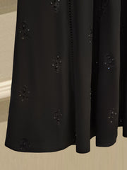 3 Piece - Pure Chiffon Embroidered Frock S111882