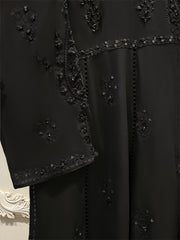 3 Piece - Pure Chiffon Embroidered Frock S111882