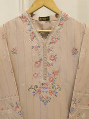 2 Piece - Embroidered Jacquard Suit S112053