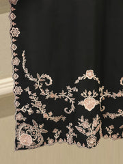 3 Piece- Pure Khadi Silk Embroidered Suit S112117