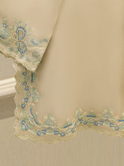 3 Piece - Pure Embroidered Organza Suit S112181