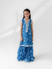 (Kids) - 2 Piece Digital Printed Lawn Suit FKD-063