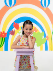 (Kids) - 2 Piece Digital Printed Lawn Suit FKD-033