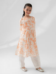 (Kids) Printed Cambric Shirt KD-0040