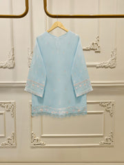 3 Piece - Pure Embroidered Cotton Net Suit S112446