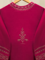 3 Piece - Embroidered Kora Cotton Silk Suit S112451