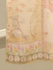 3 Piece - Pure Embroidered Cotton Net Suit S112478