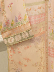 3 Piece - Pure Embroidered Cotton Net Suit S112478
