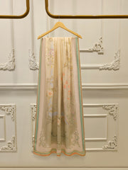 3 Piece - Pure Embroidered Cotton Net Suit S112478