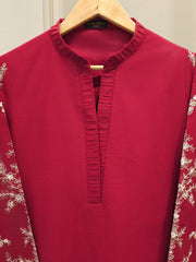 2 Piece - Embroidered Cambric Suit S112569