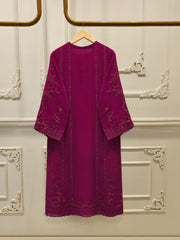 3 Piece - Pure Chiffon Embroidered Suit S112567
