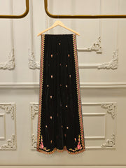 3 Piece - Embroidered Velvet Suit S112565