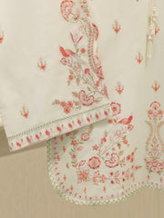 3 Piece - Embroidered Cambric Suit S112568