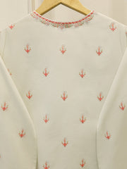 3 Piece - Embroidered Cambric Suit S112568