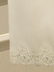 Raw Silk Embroidered Pants PNT0373