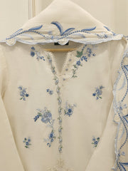 3 Piece - Embroidered Kora Cotton Suit S112790