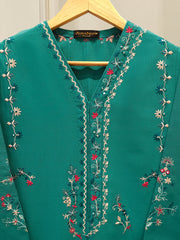 2 Piece - Embroidered Khaddar Suit S112843