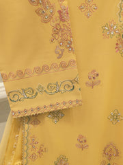 3 Piece - Embroidered Kora Cotton Suit S112819