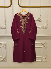 2 Piece- Pure Embroidered Sheesha Silk Suit S112856
