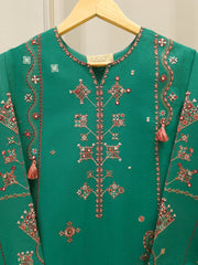 2-PIECE Embroidered Khaddar Shirt WS00209