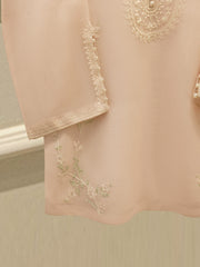 3 Piece - Pure Embroidered Cotton Net Suit S112893