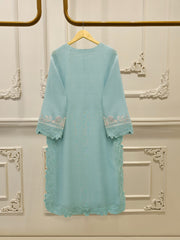 3 Piece - Pure Embroidered Cotton Net Suit S112900