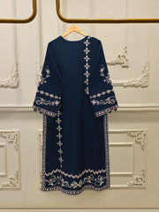 2 Piece- Pure Korean Silk Embroidered Suit S112937