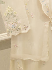 Pure Embroidered Cotton Net Shirt S112911