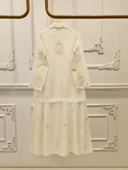 Pure Embroidered Cotton Net Shirt S112911