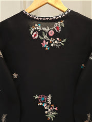 3 Piece- Pure Khaddi Silk Embroidered Suit S112991