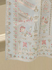 3 Piece - Pure Khaddi Silk Embroidered Suit S113006