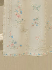 Pure Embroidered Sheesha Silk Shirt S113076