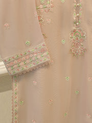 3 Piece - Pure Embroidered Cotton Net Suit S113171