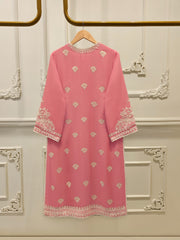 3 Piece - Pure Chiffon Embroidered Suit S113256