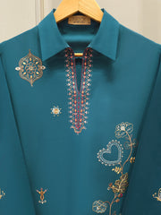 2 Piece - Embroidered Cambric Suit WS00249