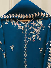 3 Piece - Pure Khaddi Silk Embroidered Suit S113242