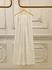 (Unstitched) 3 Piece - Pure Embroidered Cotton Net Suit S113611